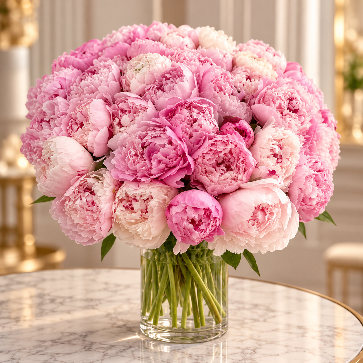 Peonia| Luxury Pink Peony Arrangement