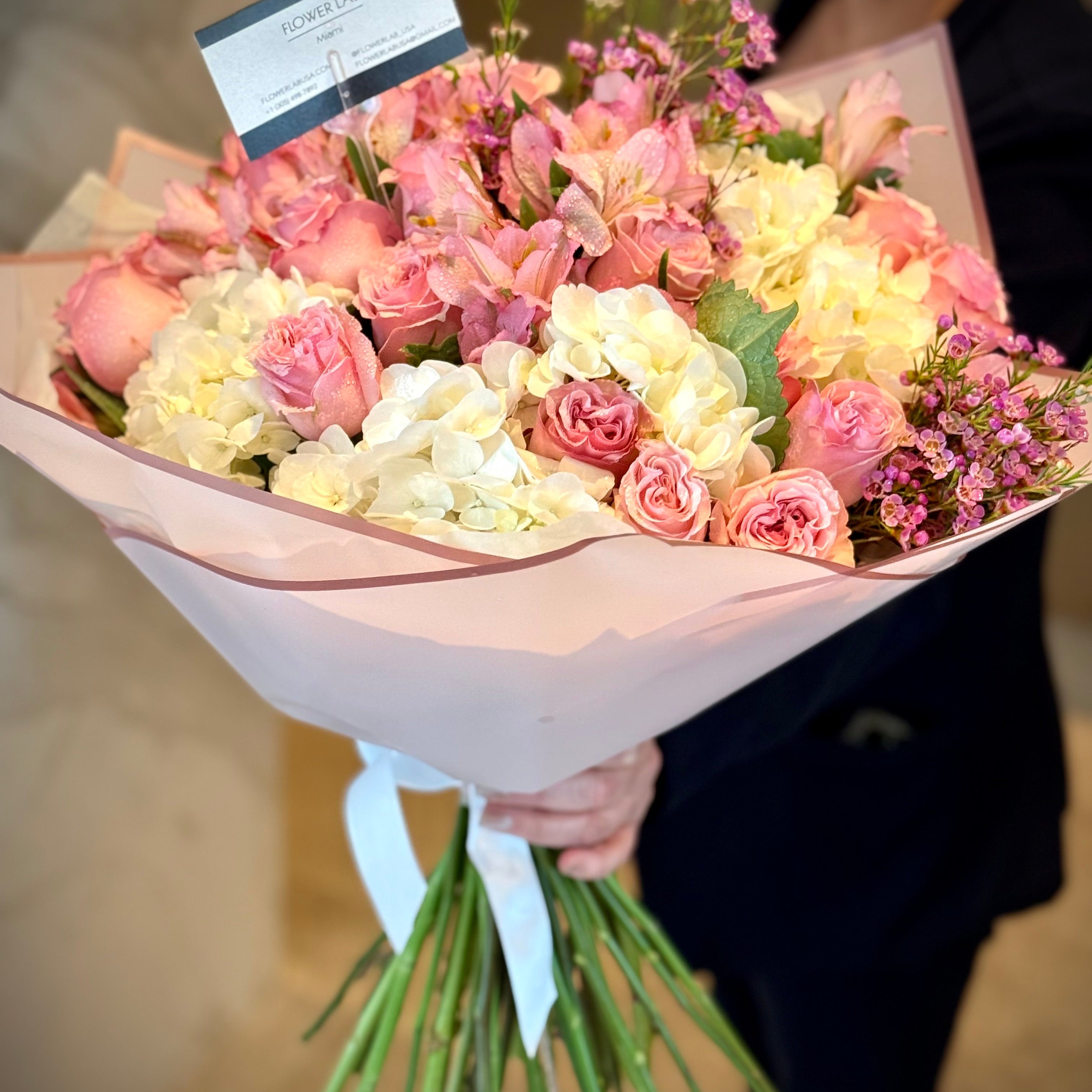Beautiful wrapped arrangement