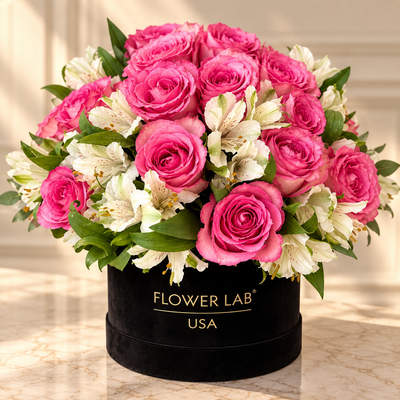 Alison box with 2 dozen roses