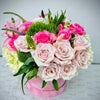 New Pink Roses, Cymbidium Orchid Green Arrangement