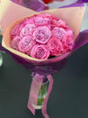 Wrapped roses