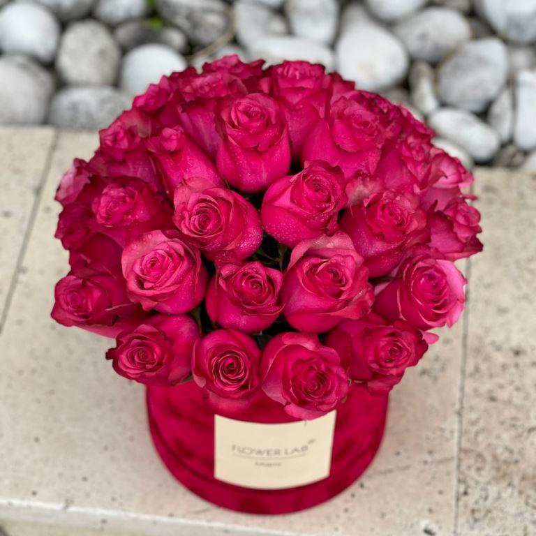 Cherry Roses Flower Arrangement