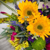Tropical Flower Arrangement With Sunflowers