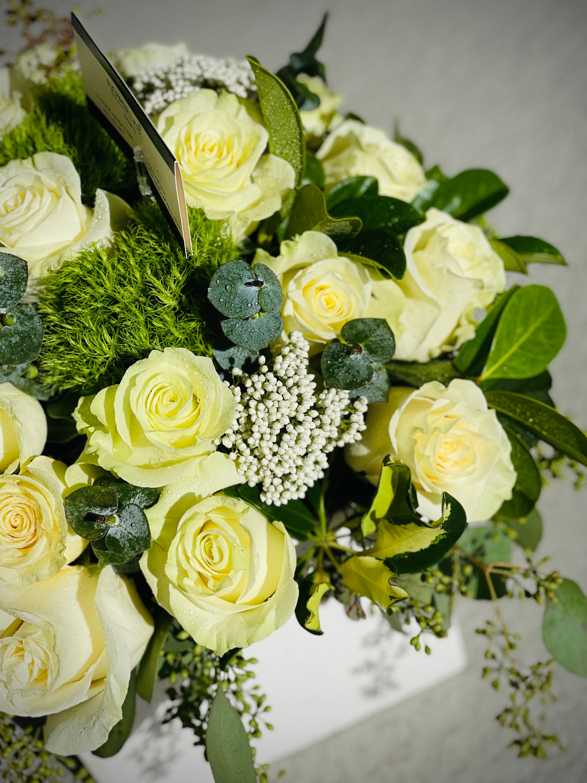 Earth tones large arrangement in a vase