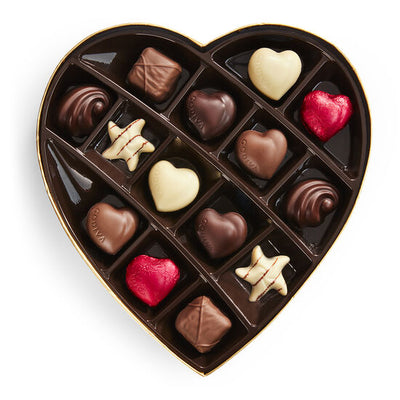 Valentine's Day Heart Assorted Chocolate Gift Box, 14 pc.