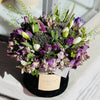 tulips, alstroemerias, flowers in a box, birthday flowers