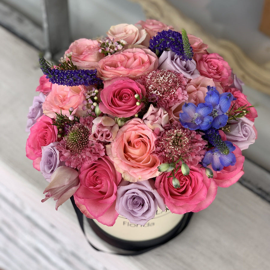 roses, pink roses, tulip