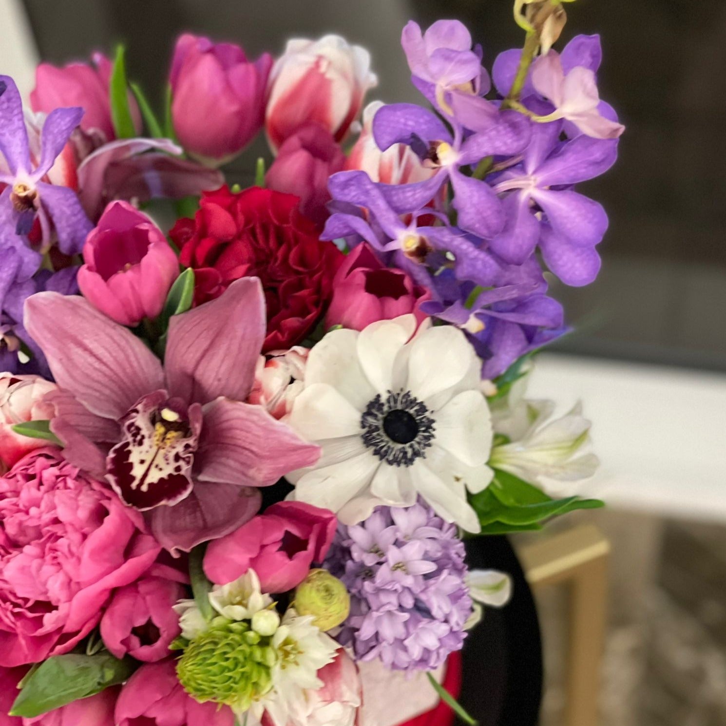 Josephine Medium Box Flower Bouquet